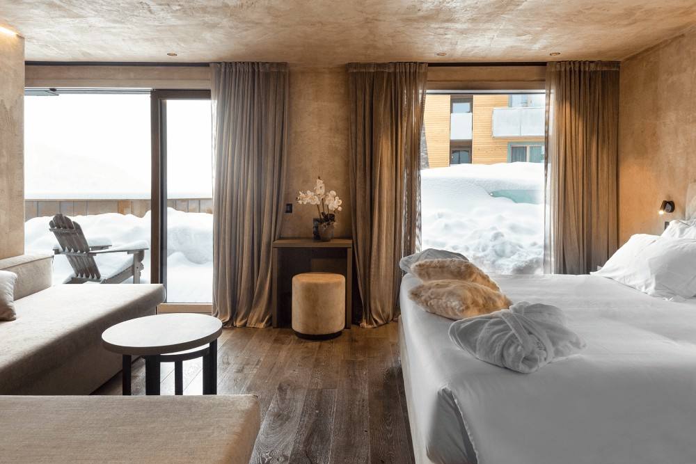 Junior Suite con vetrate sulla neve